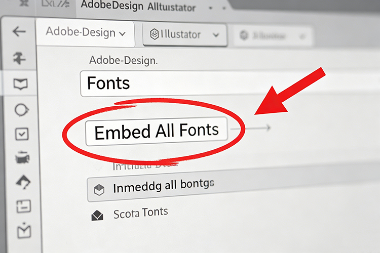  The font and layout